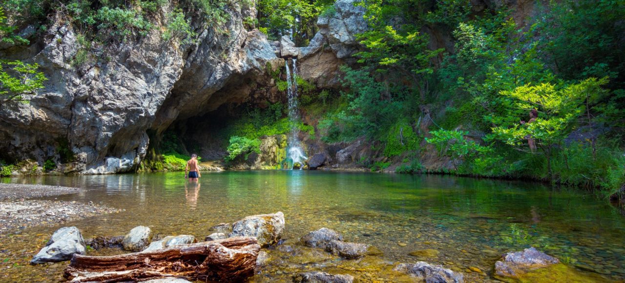 Tagesausflug Chalkida Drymona Wasserfälle