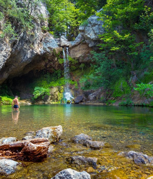 One-day excursion Chalkida Drymona Waterfalls