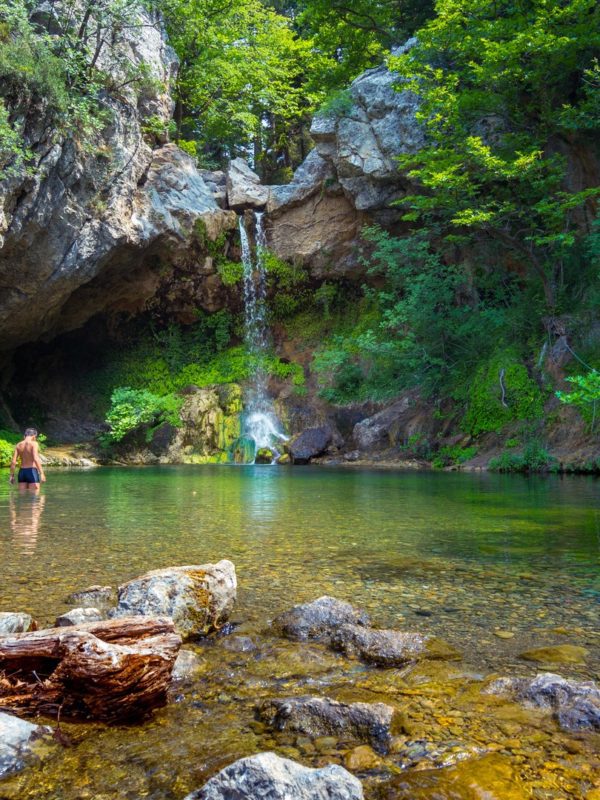 One-day excursion Chalkida Drymona Waterfalls