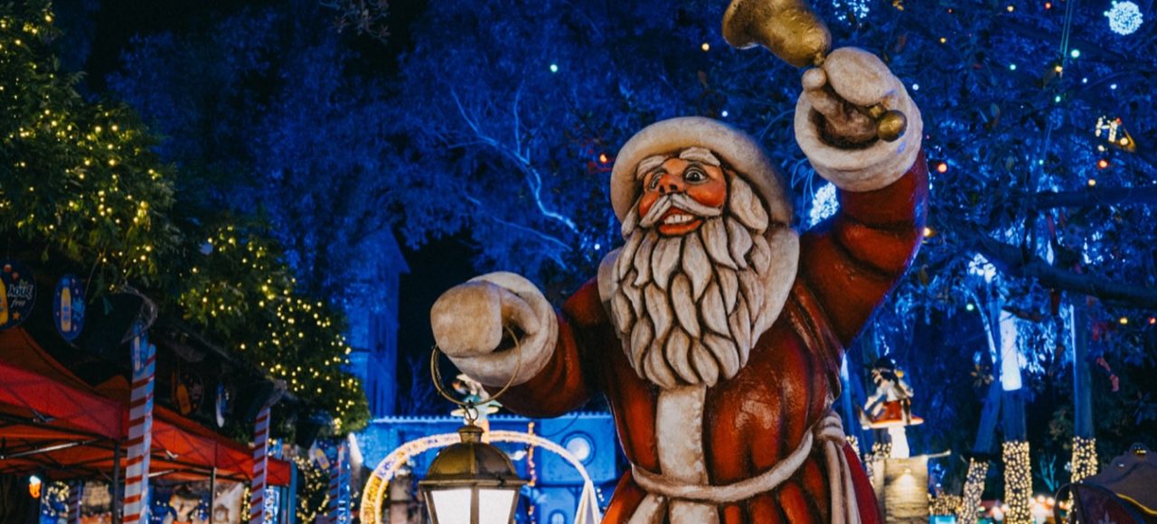 Ausflug in den Weihnachtspark von Patras